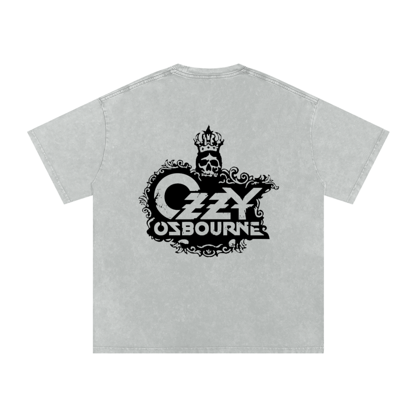 Tribute to Ozzy Acid Wash Oversize T-Shirt