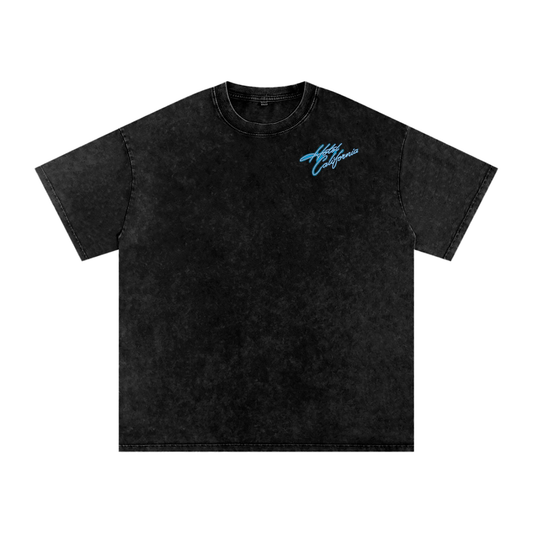 Hotel California Acid Wash Oversize T-Shirt