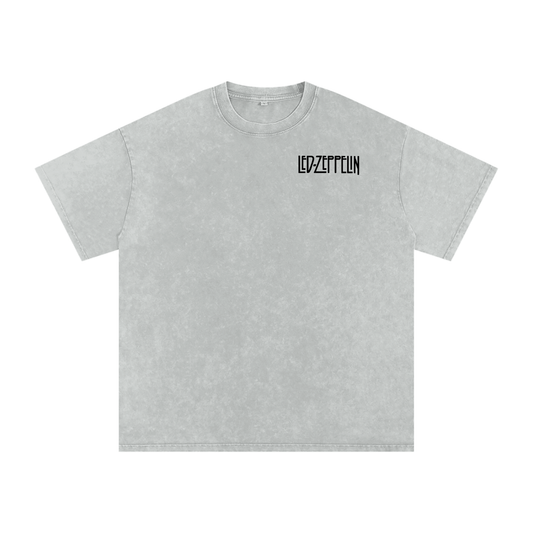Led Zeppelin Acid Wash Oversize T-Shirt