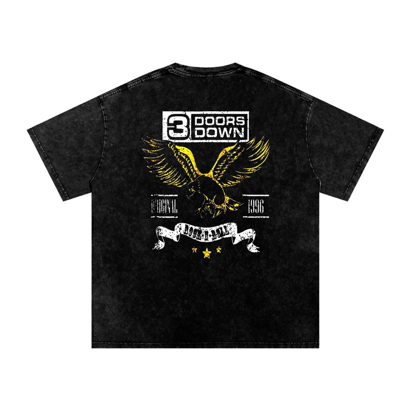 3 Doors Down Acid Wash Oversize T-Shirt