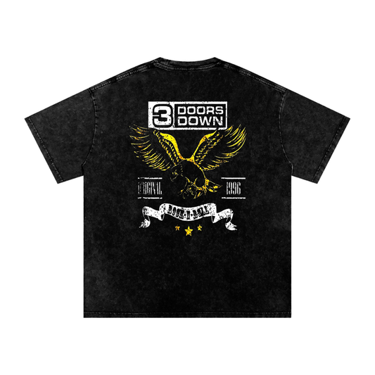 3 Doors Down Acid Wash Oversize T-Shirt