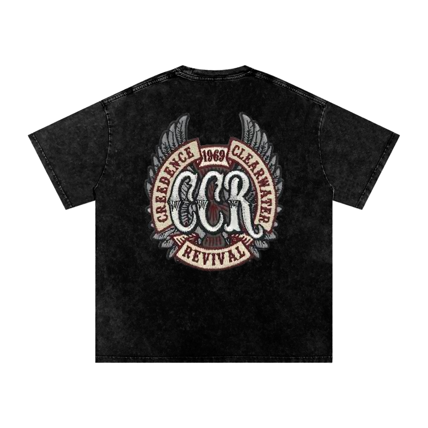 Creedence Clearwater Revival Acid Wash Oversize T-Shirt