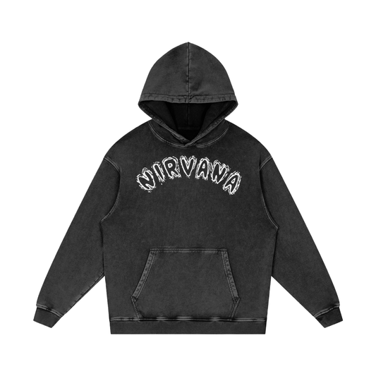 Nirvana Acid Wash Oversize Hoodie