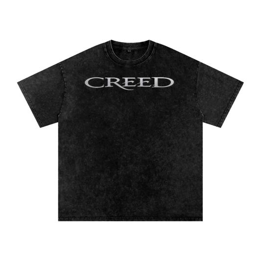 Creed Acid Wash Oversize T-Shirt