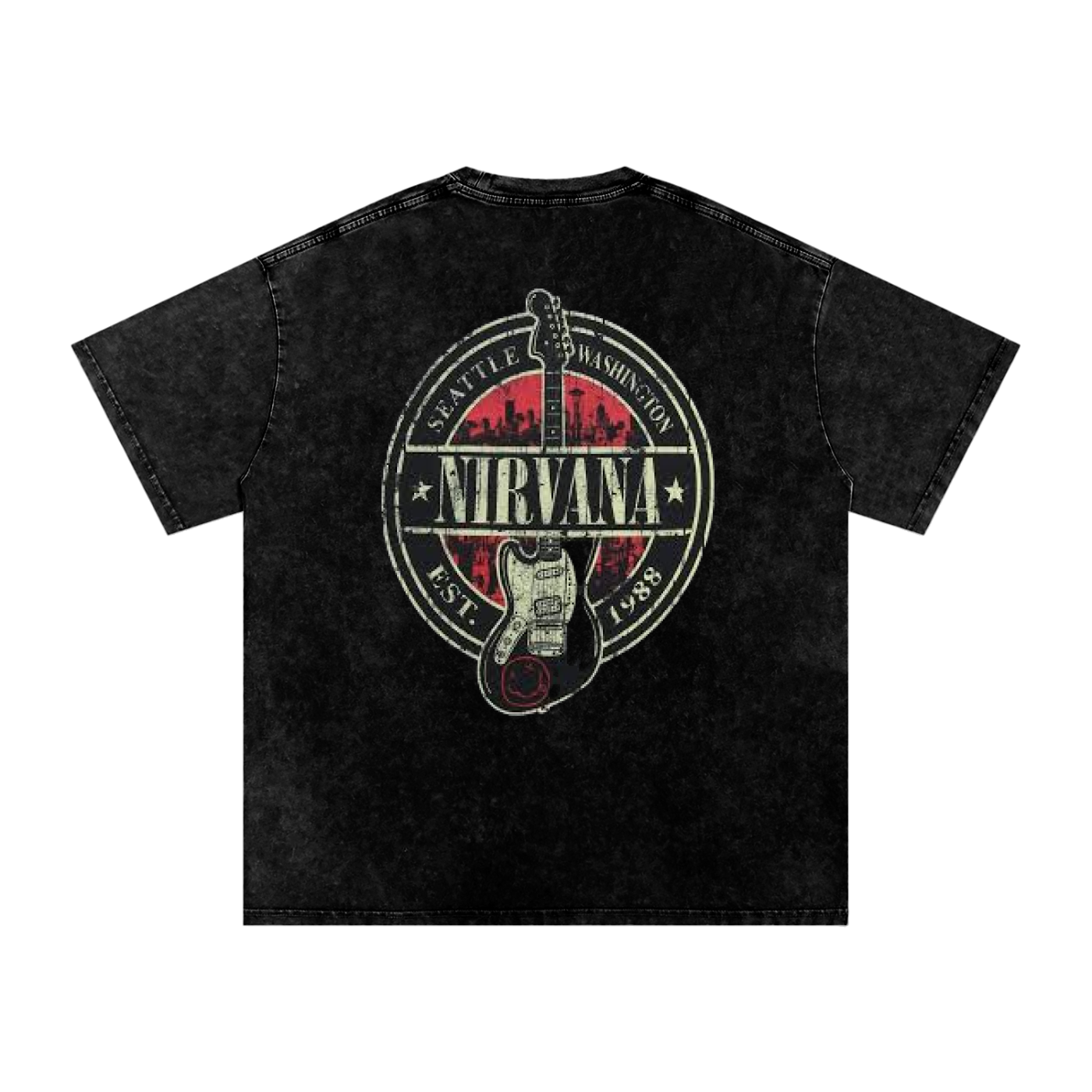 Nirvana Acid Wash Oversize T-Shirt
